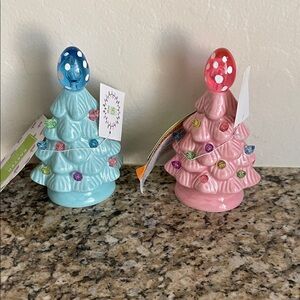 2 Easter Light Up Trees